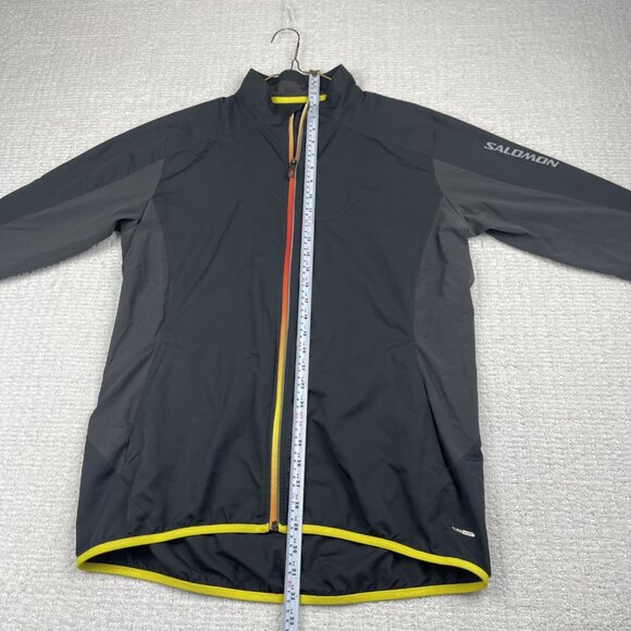 Salomon Clima Wind Ultralight Jacket Running / Training Athletic Black Men Sz L - Picture 12 of 16